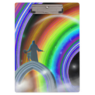 Carpeta De Pinza Figura de misterio en el Stargate interdimensional