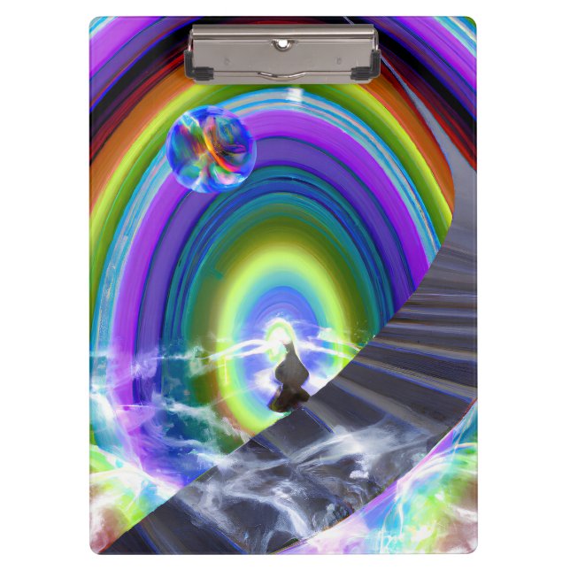 Carpeta De Pinza Figura de misterio en el Stargate interdimensional (Anverso)