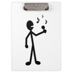 Carpeta De Pinza Figura de palo de canto