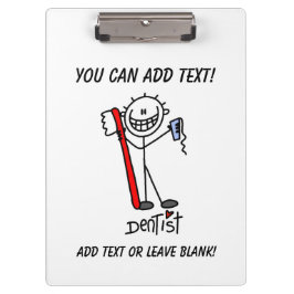 Carpeta De Pinza Figura simple tablero del palillo del dentista