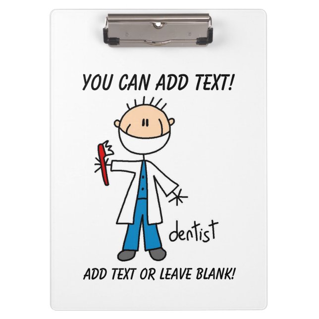 Carpeta De Pinza Figura tablero del palillo del dentista (Anverso)