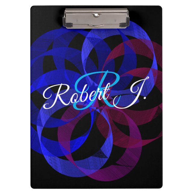 Carpeta De Pinza Figure 8 Geometric  (Anverso)