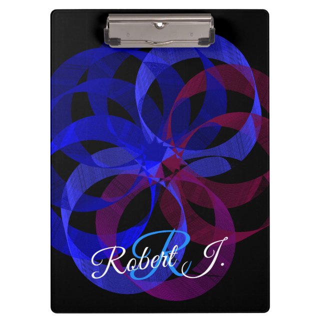 Carpeta De Pinza Figure 8 Geometric  (Anverso)