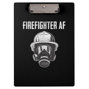 Carpeta De Pinza Firefighter AF   Máscara de gas   Famoso bombero
