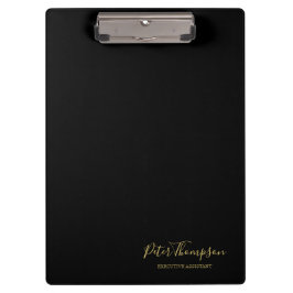 Carpeta De Pinza Firma elegante de guión comercial