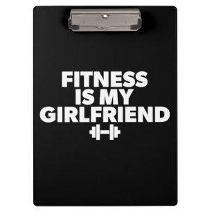 Carpeta De Pinza Fitness es mi novia - Motivación del entrenamiento