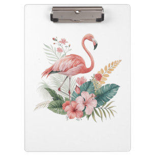 Carpeta De Pinza Flamenco Con Flores