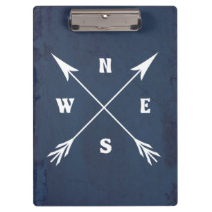 Carpeta De Pinza Flechas de brújula