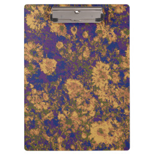 Carpeta De Pinza Flor amarilla