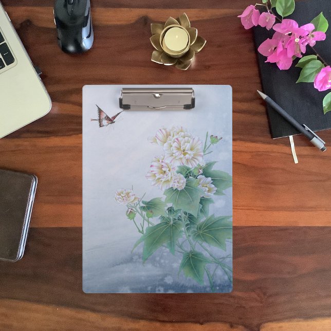 Carpeta De Pinza Flor china con mariposa (Subido por el creador)