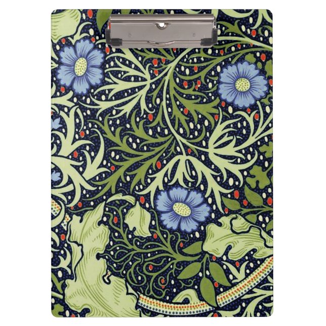 Carpeta De Pinza Flor de antigüedades de William Morris Seaweed (Anverso)
