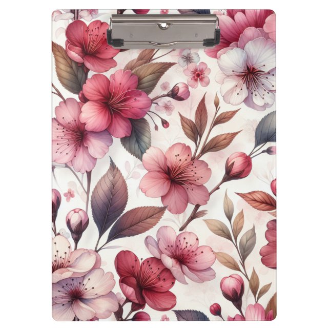 Carpeta De Pinza Flor de Cerezo (Anverso)
