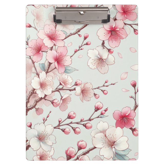 Carpeta De Pinza Flor de Cerezo (Anverso)