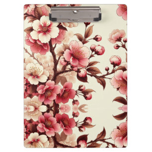 Carpeta De Pinza Flor de Cerezo