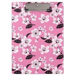 CARPETA DE PINZA FLOR DE CEREZO - SAKURA (ROSA CLARO)