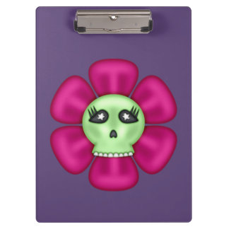 Carpeta De Pinza Flor de cráneo zombie de Guay