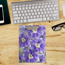 Carpeta De Pinza Flor de Delphinium Morado Florece