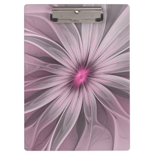 Carpeta De Pinza Flor de fantasía Abstracto Plum Floral Fractal Art