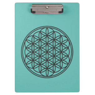 Carpeta De Pinza FLOR DE LA VIDA - Contorno del símbolo de Geometrí