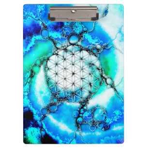 Carpeta De Pinza Flor de la Vida - Formas Coloridas 2