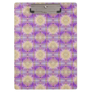 Carpeta De Pinza FLOR DE LA VIDA - Patrón continuo Yantra