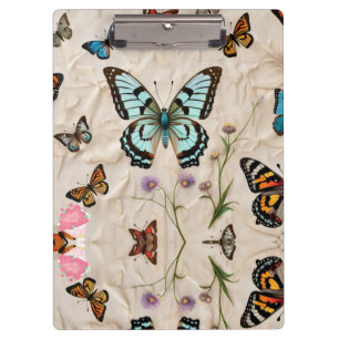 Carpeta De Pinza "Flor de mariposa"