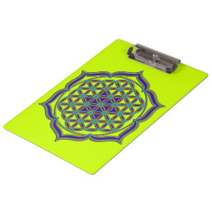 Carpeta De Pinza Flor de vida / Blume des Lebens - Lotus Contour