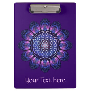Carpeta De Pinza Flor de vida / Blume des Lebens - Mandala II