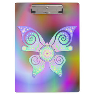 Carpeta De Pinza Flor de vida / Blume des Lebens - mariposa