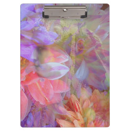 Carpeta De Pinza Flor Hada Doble Exposición Fantasía Arte