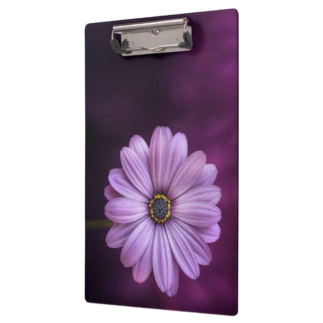 Carpeta De Pinza Flor morada en flor (Izquierda)