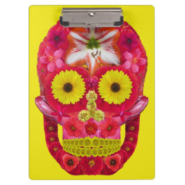 Carpeta De Pinza Flor Skull 6