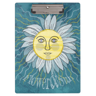 Carpeta De Pinza Flor y sol - Naturaleza