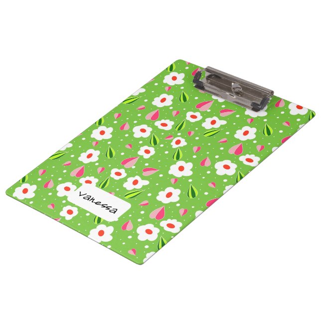 Carpeta De Pinza Floral (Angular)