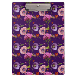 Carpeta De Pinza Floral clipboard
