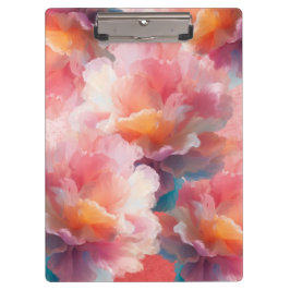 Carpeta De Pinza Floral Clipboard