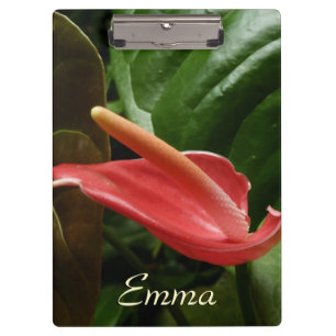 Carpeta De Pinza Floral de Calla Rosa Lily Elegant