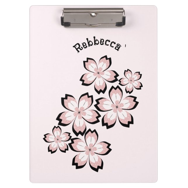 Carpeta De Pinza Floral floral (Anverso)