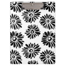 Floral Funky negra y blanca