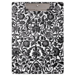 Carpeta De Pinza "Floral Monocromo" Cuaderno Artístico de tapa dura