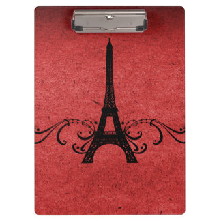 Carpeta De Pinza Florecimiento del francés de cosecha roja