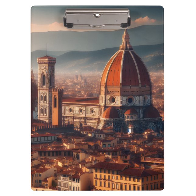 Carpeta De Pinza Florencia Duomo Santa Maria del Fiore Italia Viaje (Anverso)