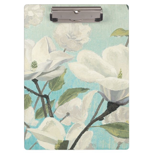 Carpeta De Pinza Flores blancos del sur (Anverso)