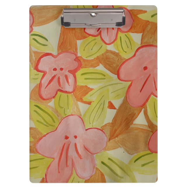 Carpeta De Pinza Flores de color otoño (Anverso)