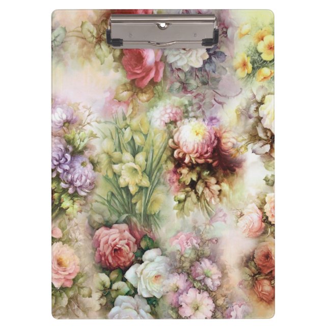 Carpeta De Pinza Flores de época (Anverso)