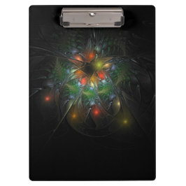 Carpeta De Pinza Flores de fantasía fractal blandas y tendientes