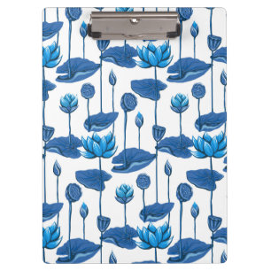 Carpeta De Pinza flores de loto