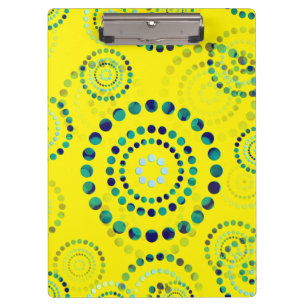 Carpeta De Pinza Flores de Poder de Círculo de Puntos II + tu fondo