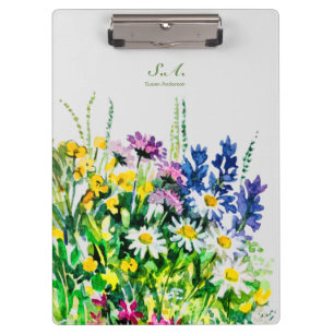 Carpeta De Pinza Flores de verano silvestres
