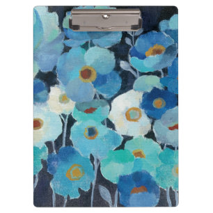 Carpeta De Pinza Flores del añil